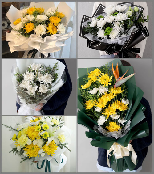 江苏南通启东市汇龙镇紫薇二村社区白事花束代送